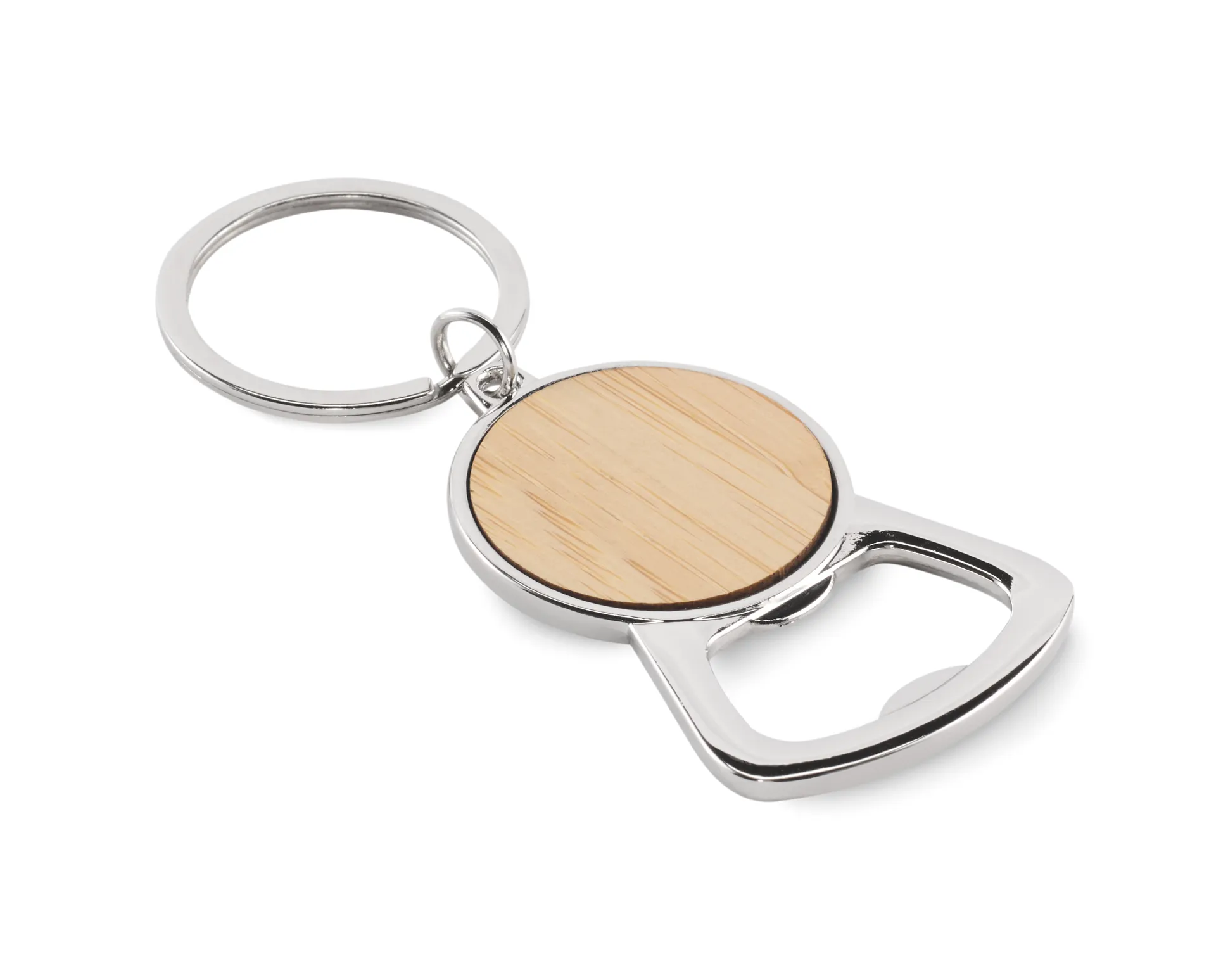 Sleutelhanger flessenopener Hout