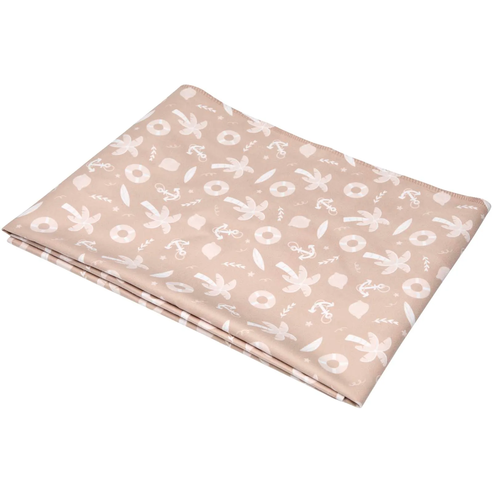 Floret sublimatie lichtgewicht handdoek 50 x 100 cm Wit