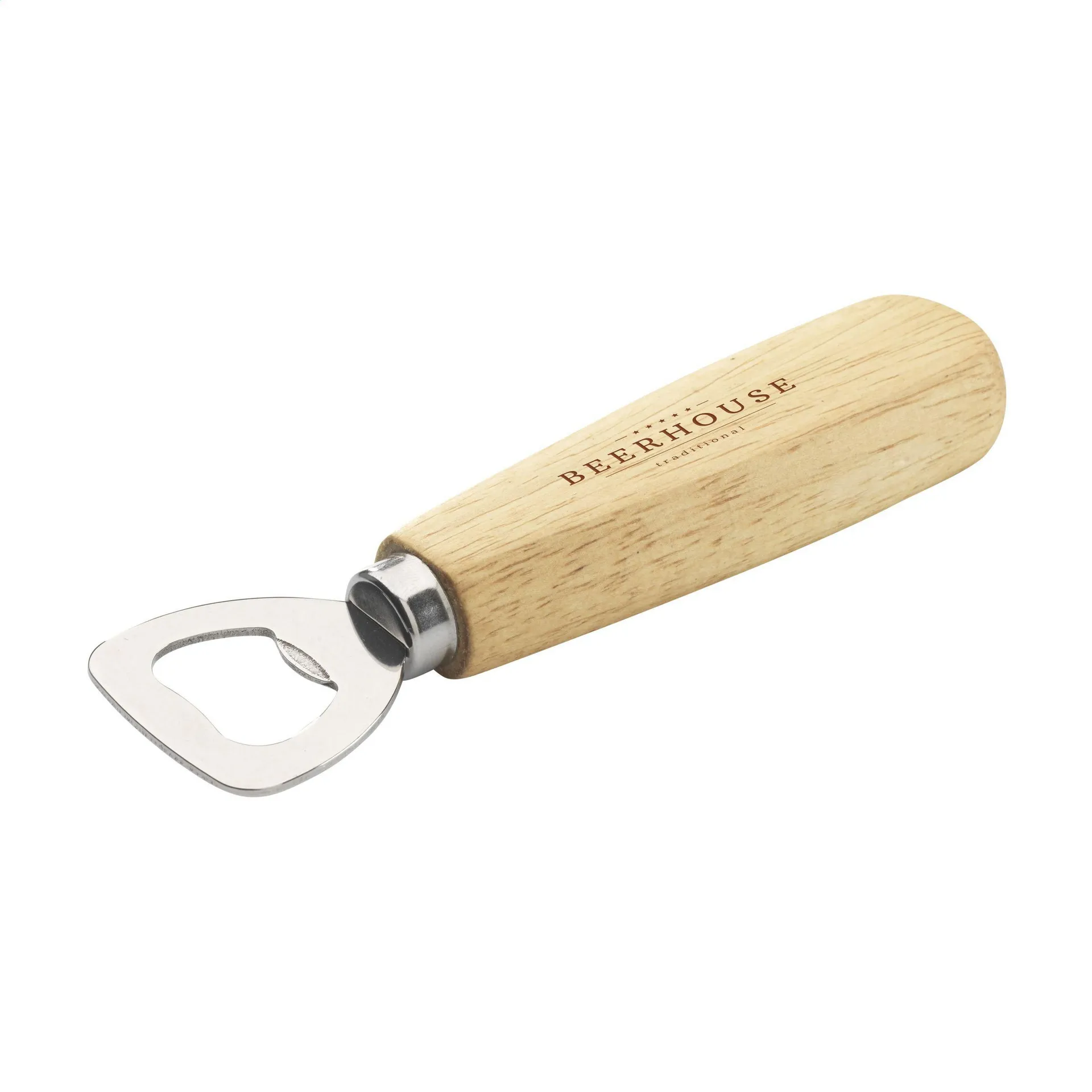 Amigo flesopener houtbruin