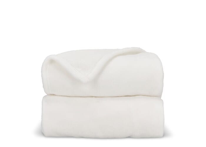 Coral fleece deken OEKO-TEX®  sublimatie 130 x 170 cm 270 g/m² Wit