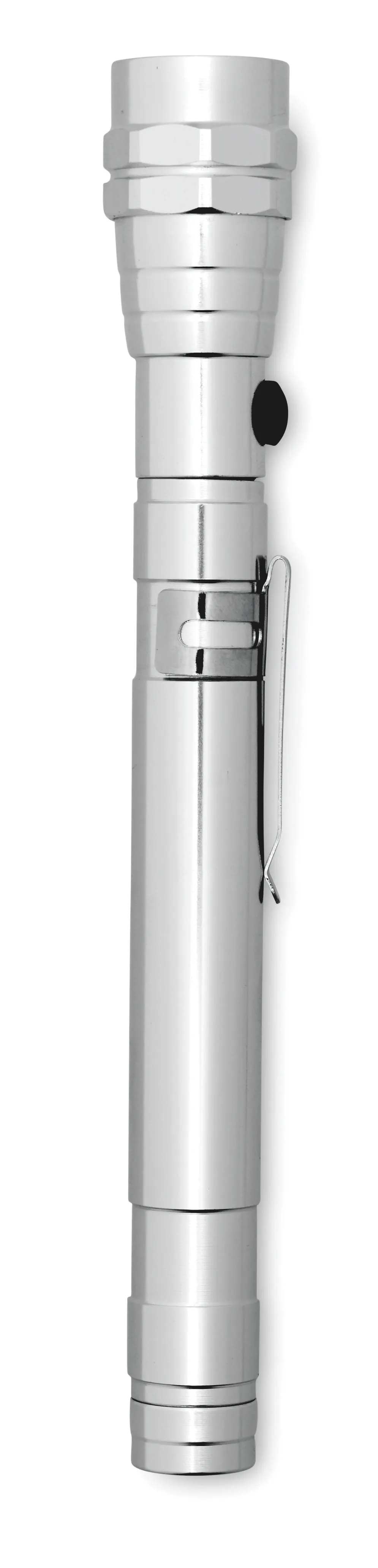 Uitschuifbare alum zaklamp