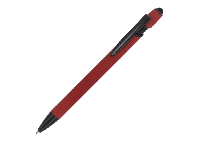 Balpen Paris softtouch matt R-AL Donker Rood