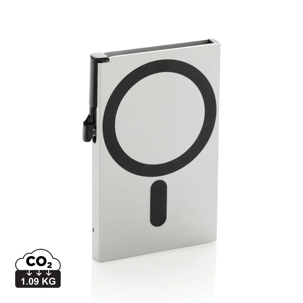 Standard aluminium RFID magnetic telefoon kaarthouder zilver