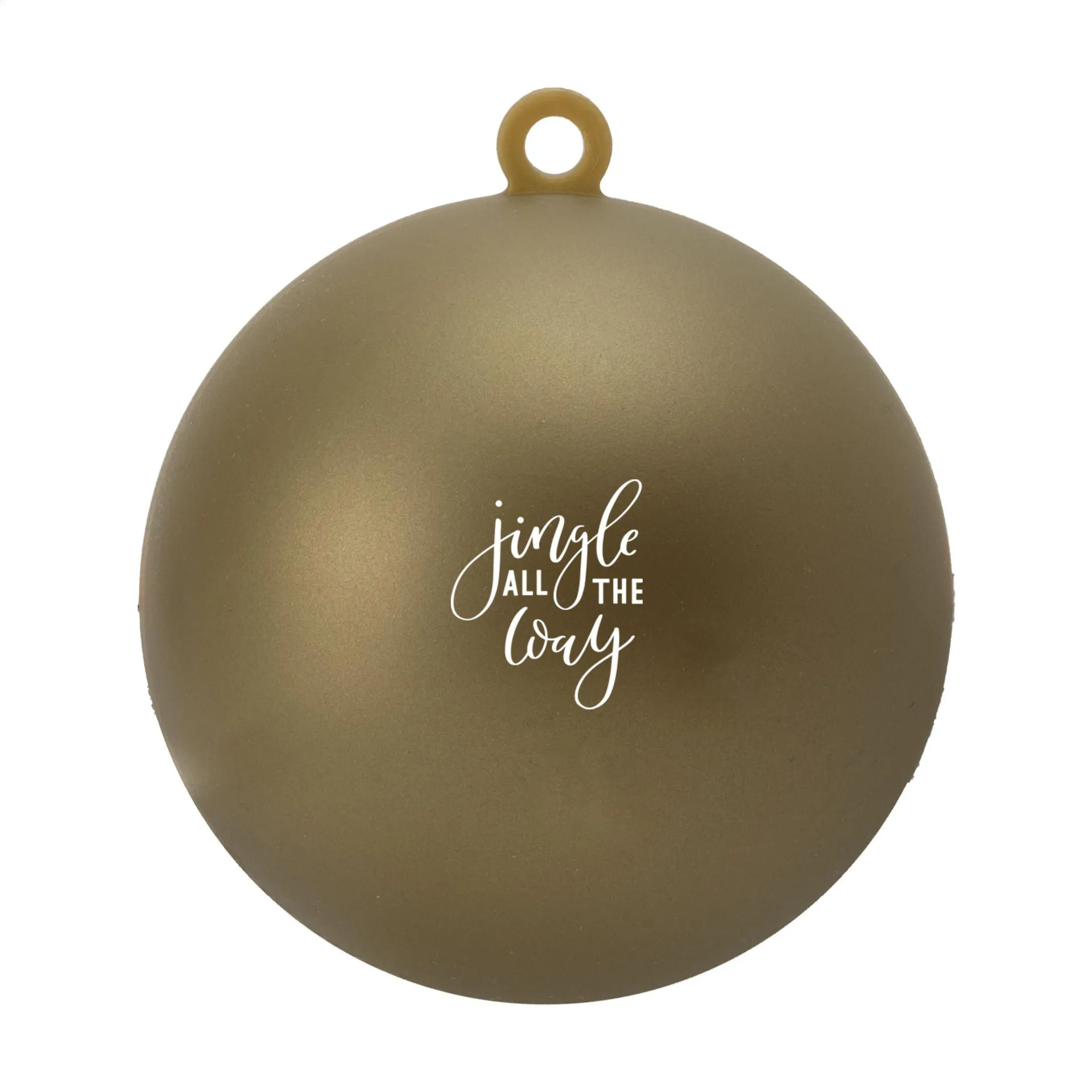 Kerstbal Ø 7 cm Recycled PP - Made in Europe goud