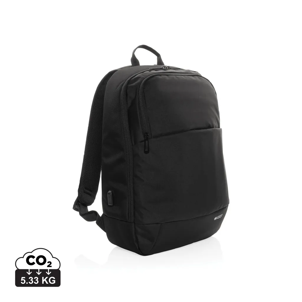Swiss Peak AWARE™ moderne 15,6" laptoprugzak zwart