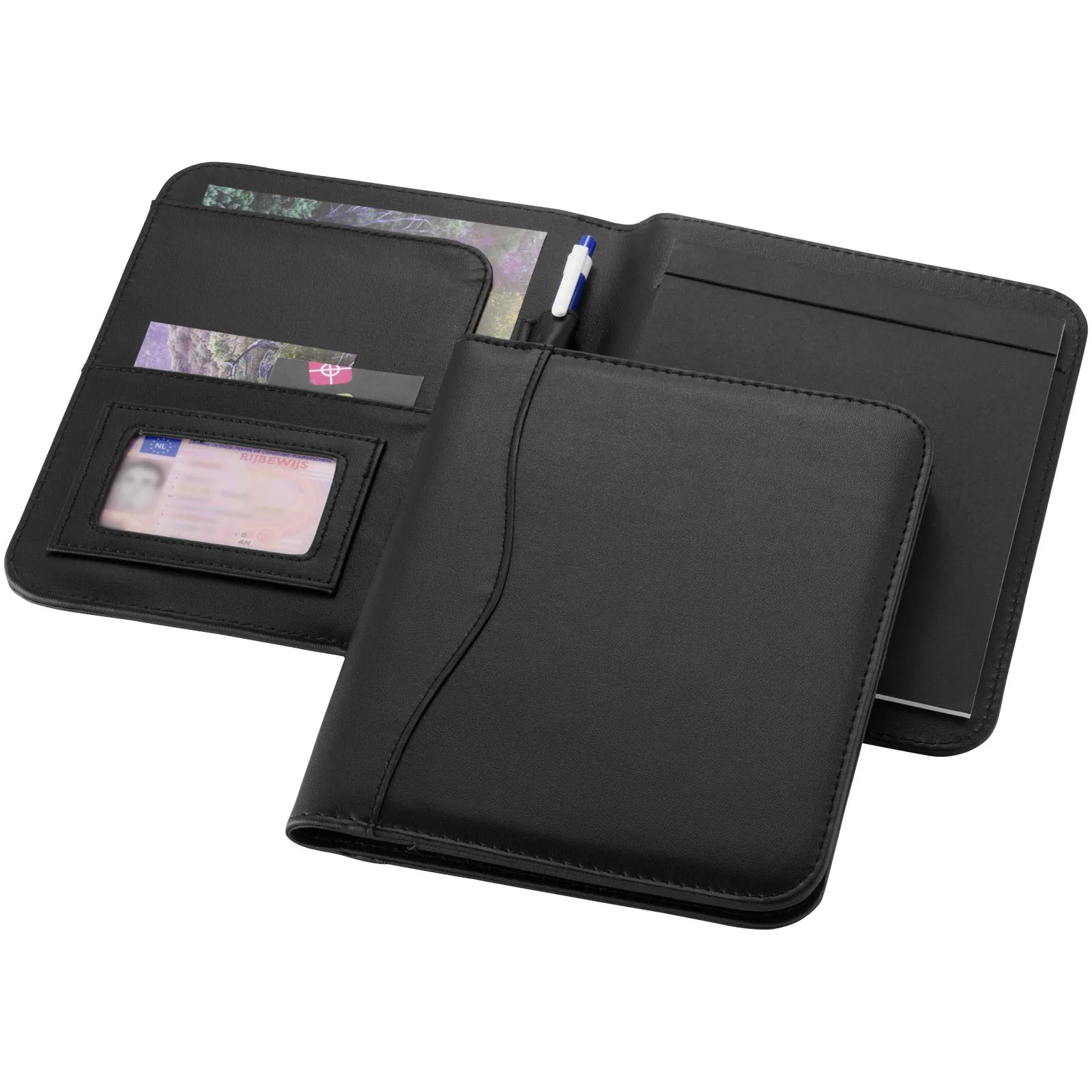Ebony A5 portfolio Zwart