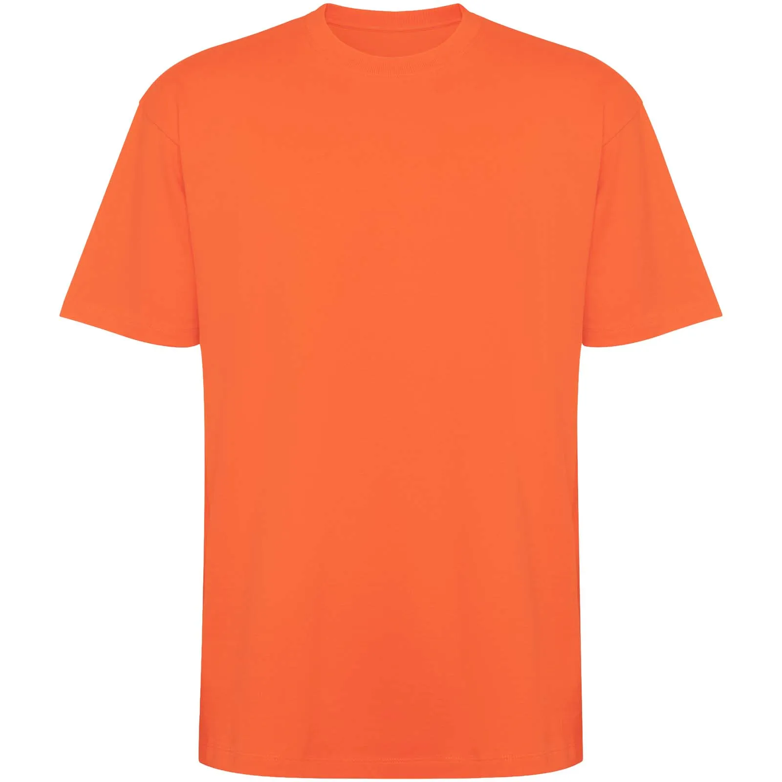 Bull 210 g/m² oversized unisex T-shirt met korte mouwen Koraal