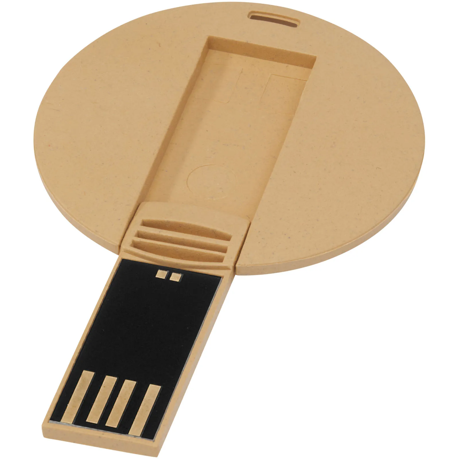 Ronde afbreekbare USB Kraftbruin