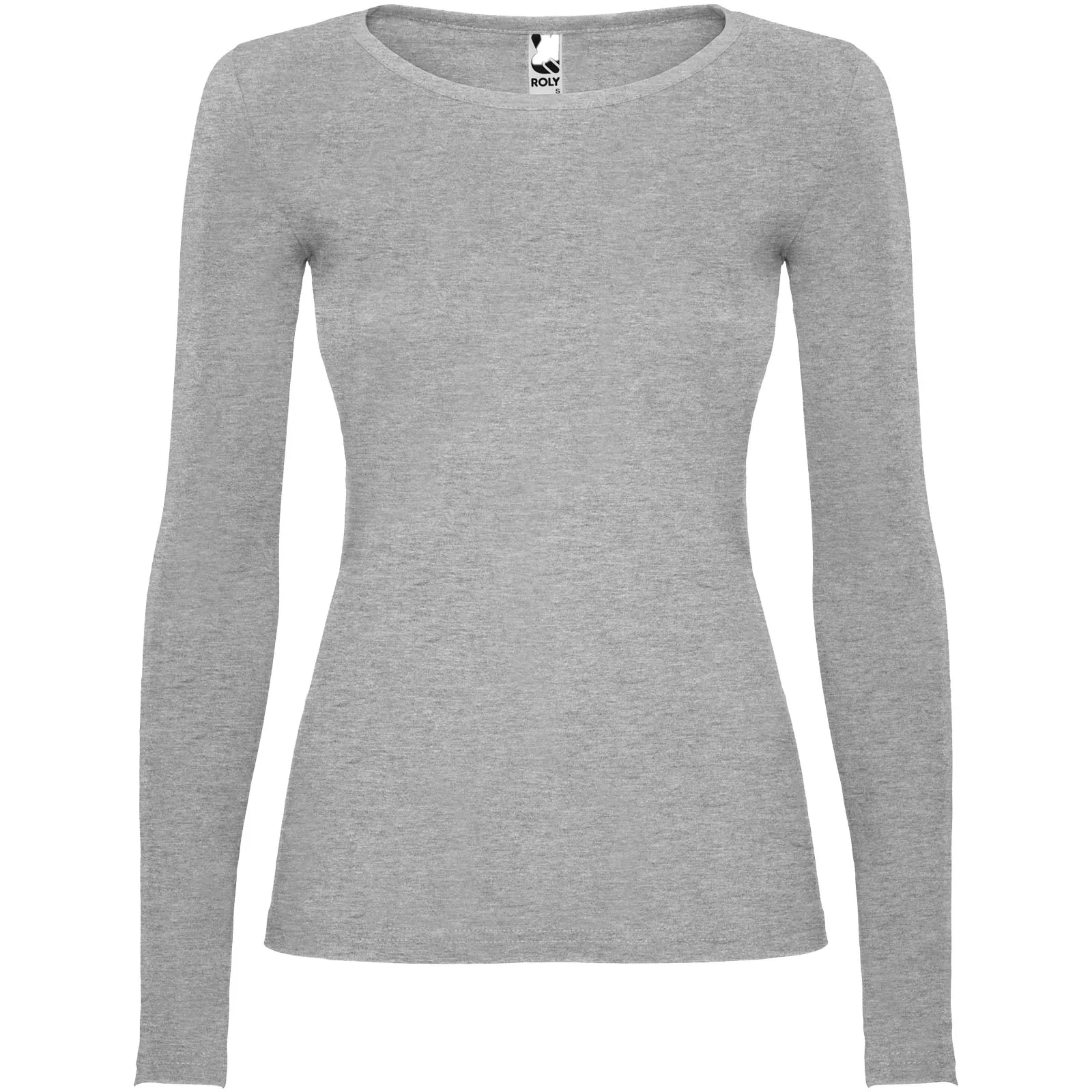 Extreme 160 g/m² damesshirt met lange mouwen Gemêleerd grijs
