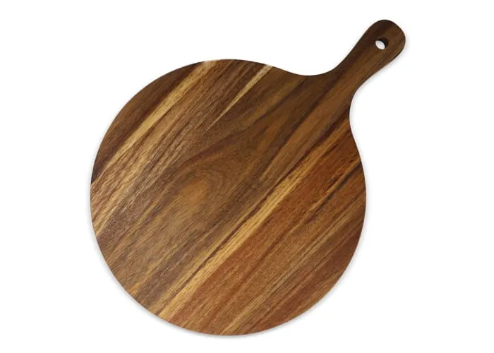 InSideOut Houten serveer plank rond, 31.5cm Hout