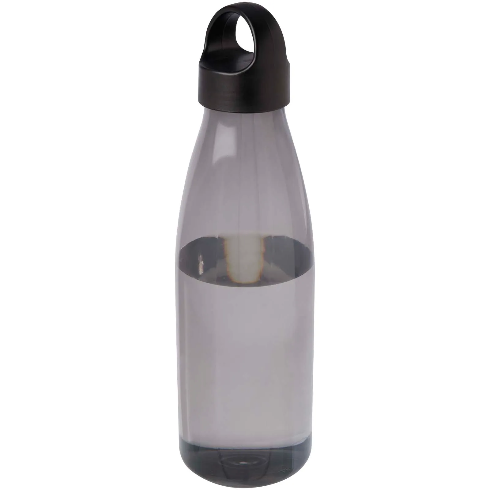 Bergen 800 ml waterfles van gerecycled plastic Zwart