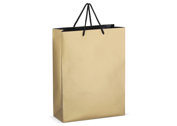 FSC Papieren cadeautas 30 x 12 x 40cm 200g/m² Goud