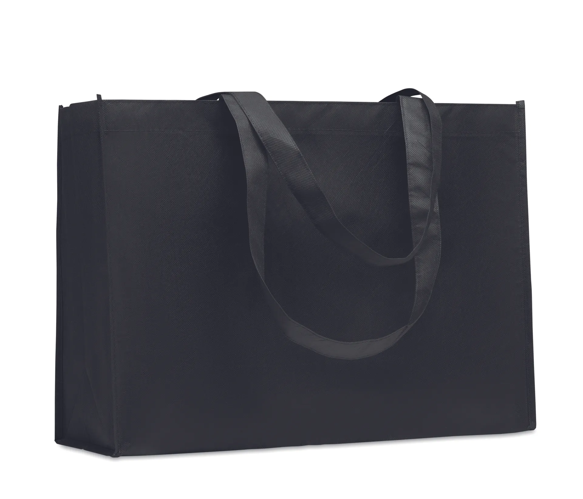 RPET non-woven boodschappentas Zwart