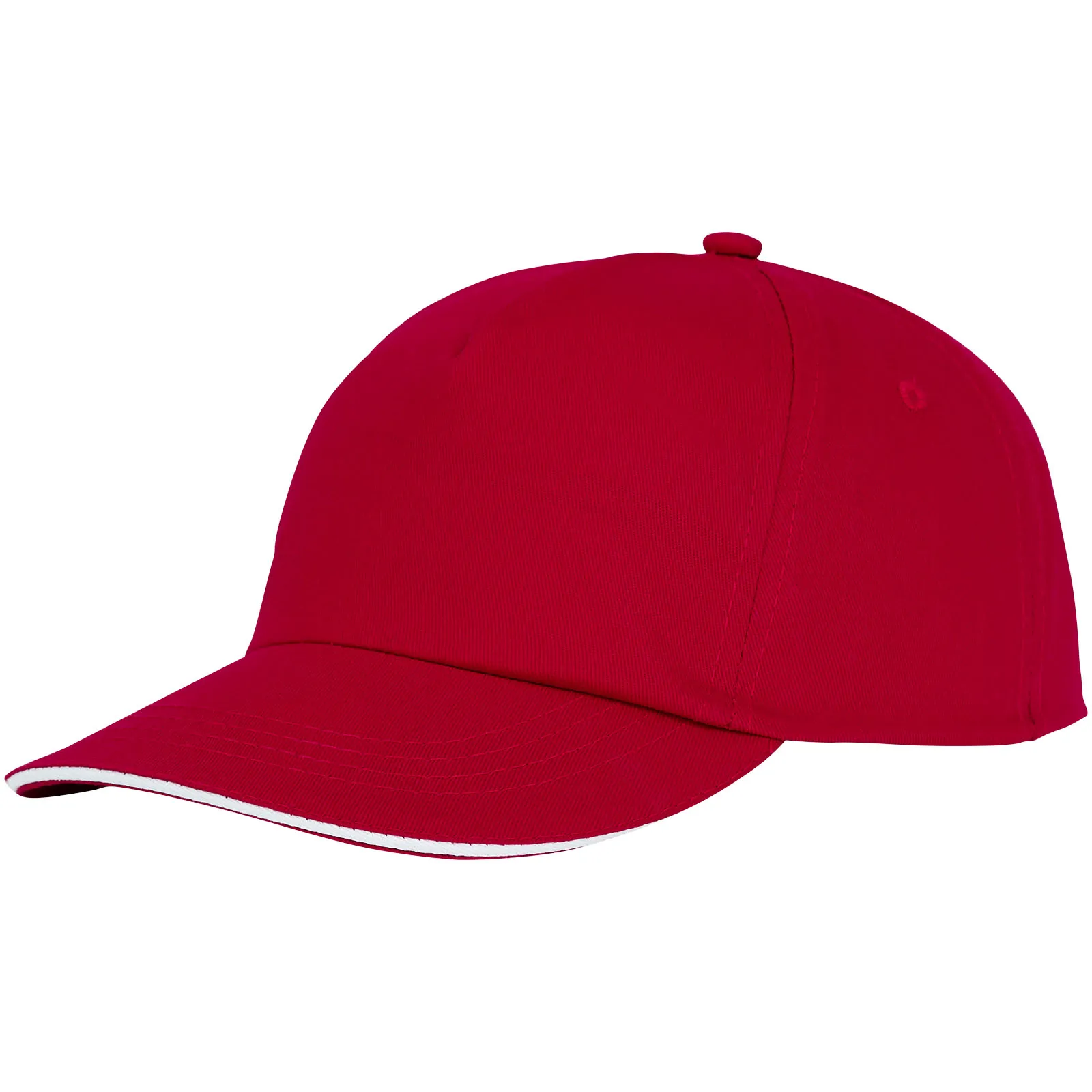 Styx 175 g/m² 5 panel sandwich cap Rood
