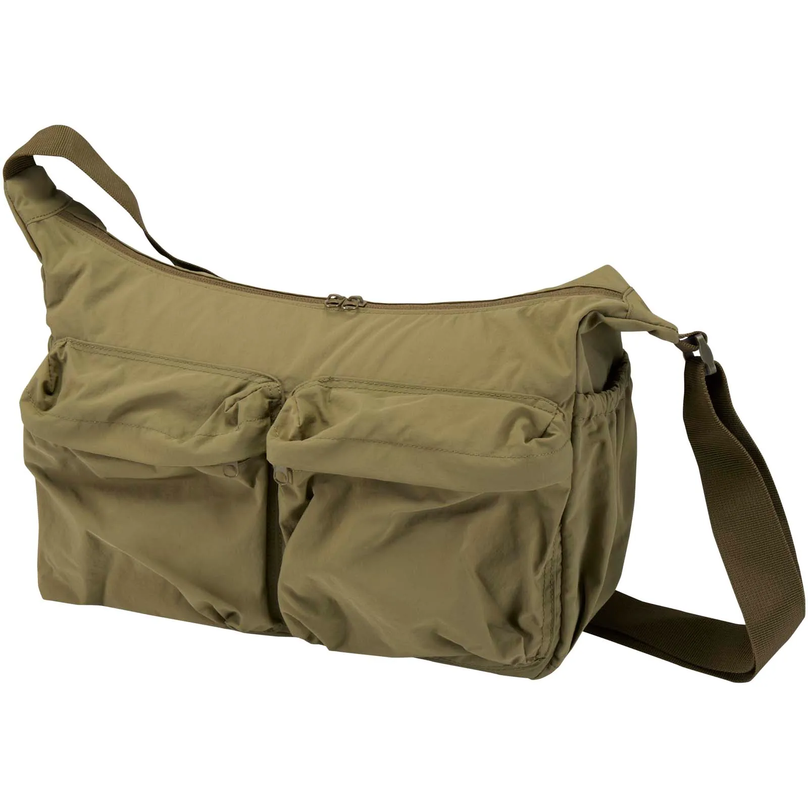 Calli 13" GRS laptoptas van gerecycled nylon Bosgroen