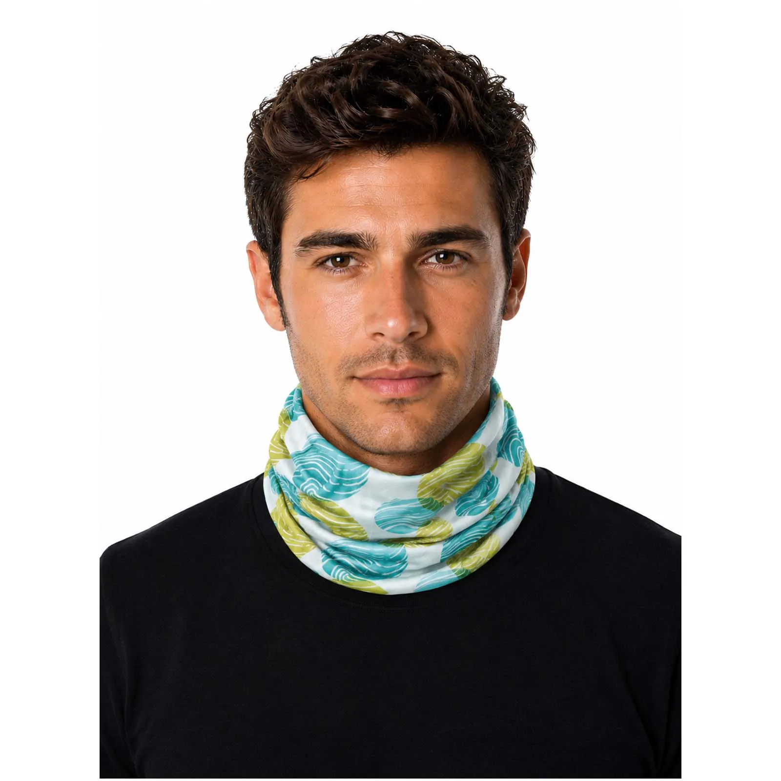 Davi sublimatie multi-scarf met Coolmax® Wit