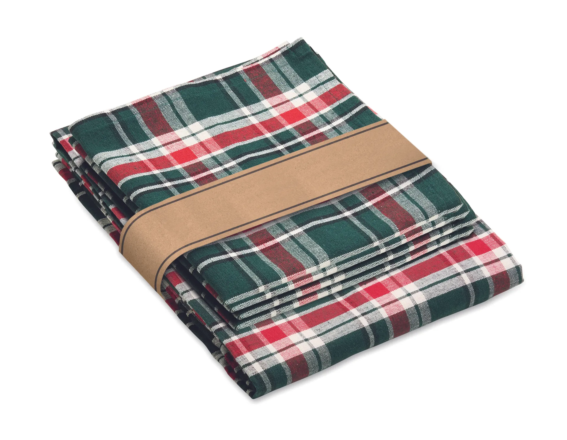 Geruit katoenen tafelkleed Multicolour