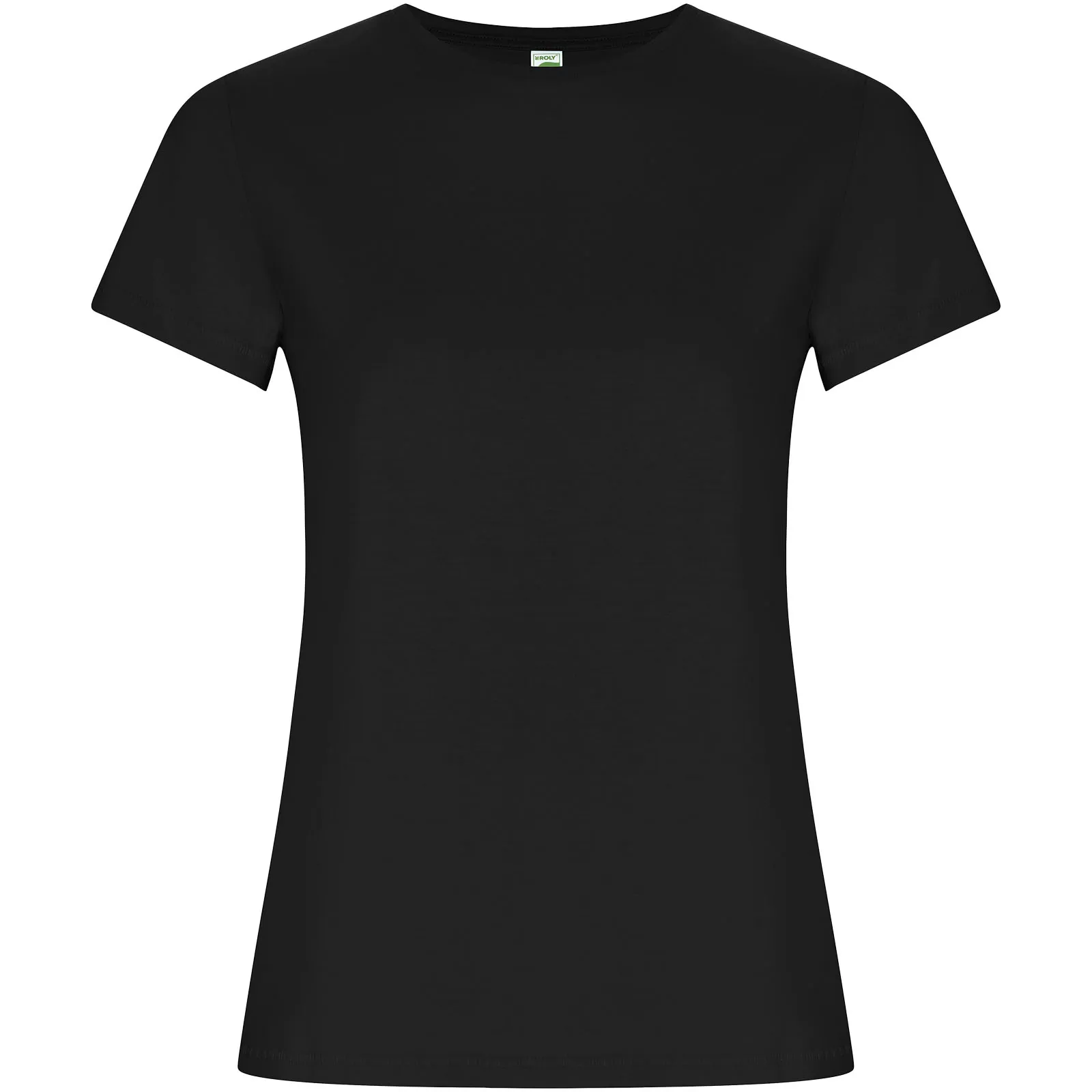 Golden 160 g/m² damesshirt met korte mouwen Zwart
