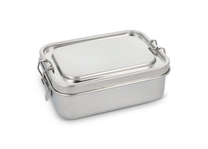 Roestvrij stalen lunchbox Zilver