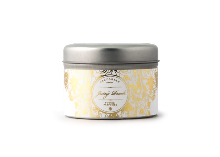 Victorian Sense Tinbox Juicy Peach geurkaars Metaal