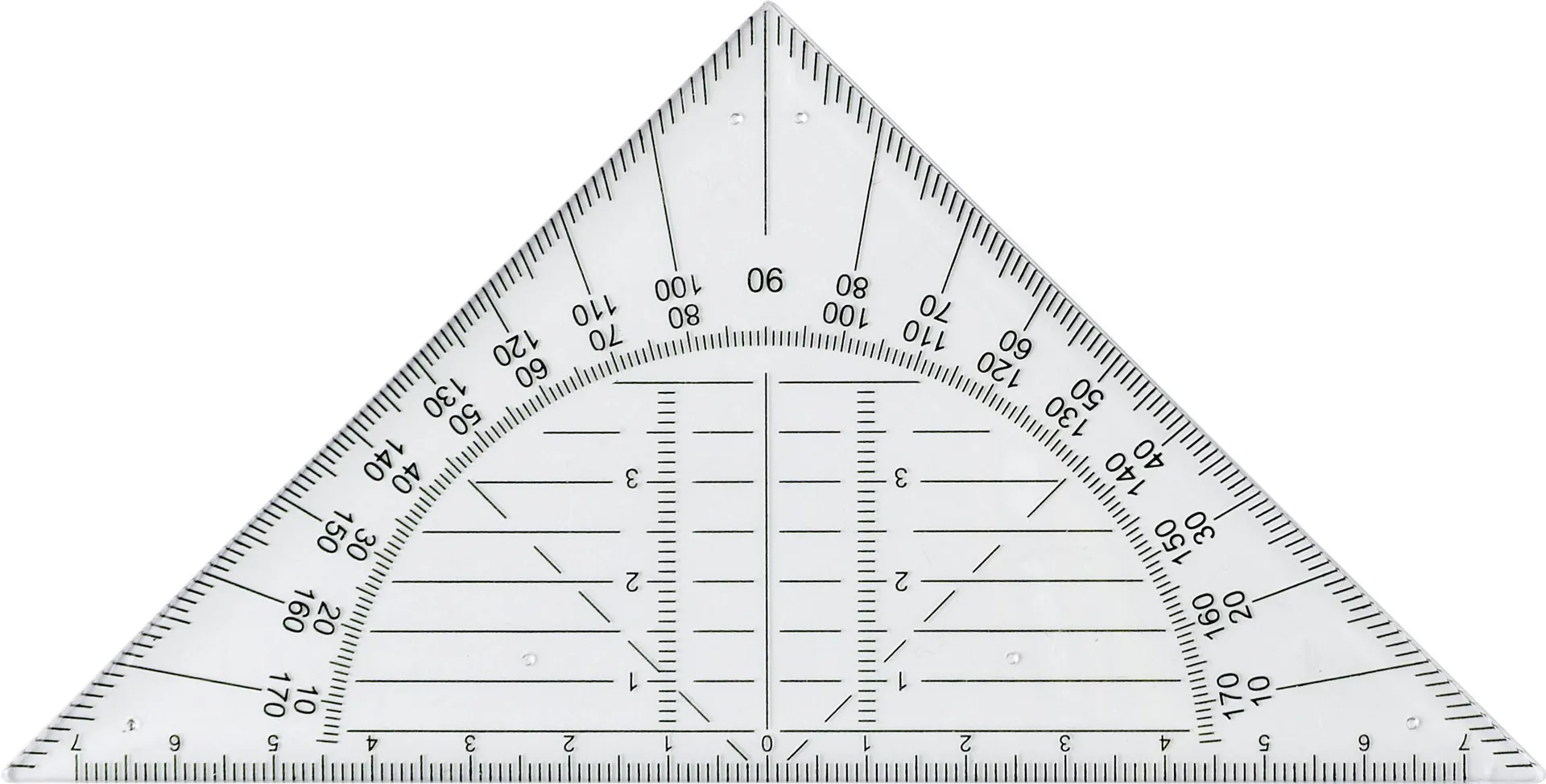 Geodriehoek Jaden | 45° neutraal