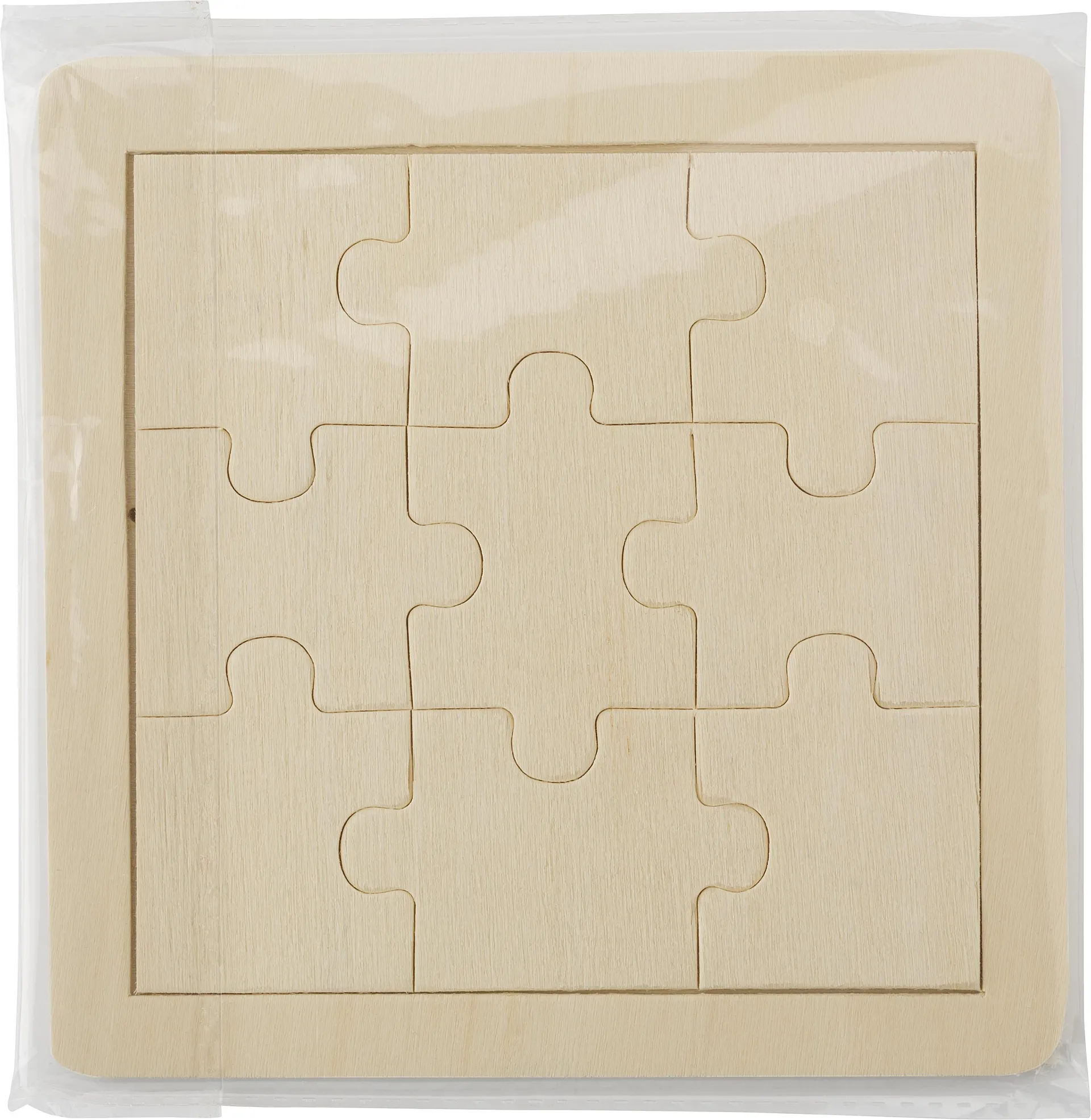 Houten puzzel Alvaro houtbruin