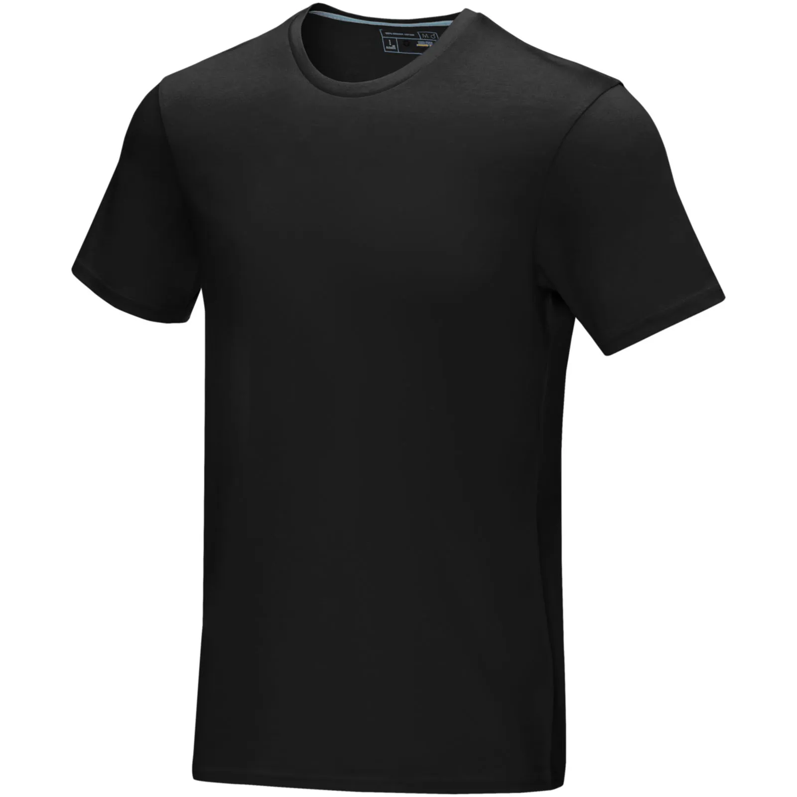 Azurite heren T-shirt met korte mouwen biologisch textiel Zwart