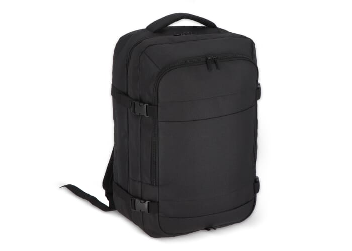 R-PET 600D Cabin proof Laptop rugzak 22L  Zwart