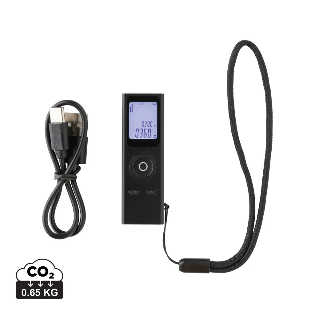 Gear X RCS gerecycled aluminium 30 meter laserafstandsmeter zwart