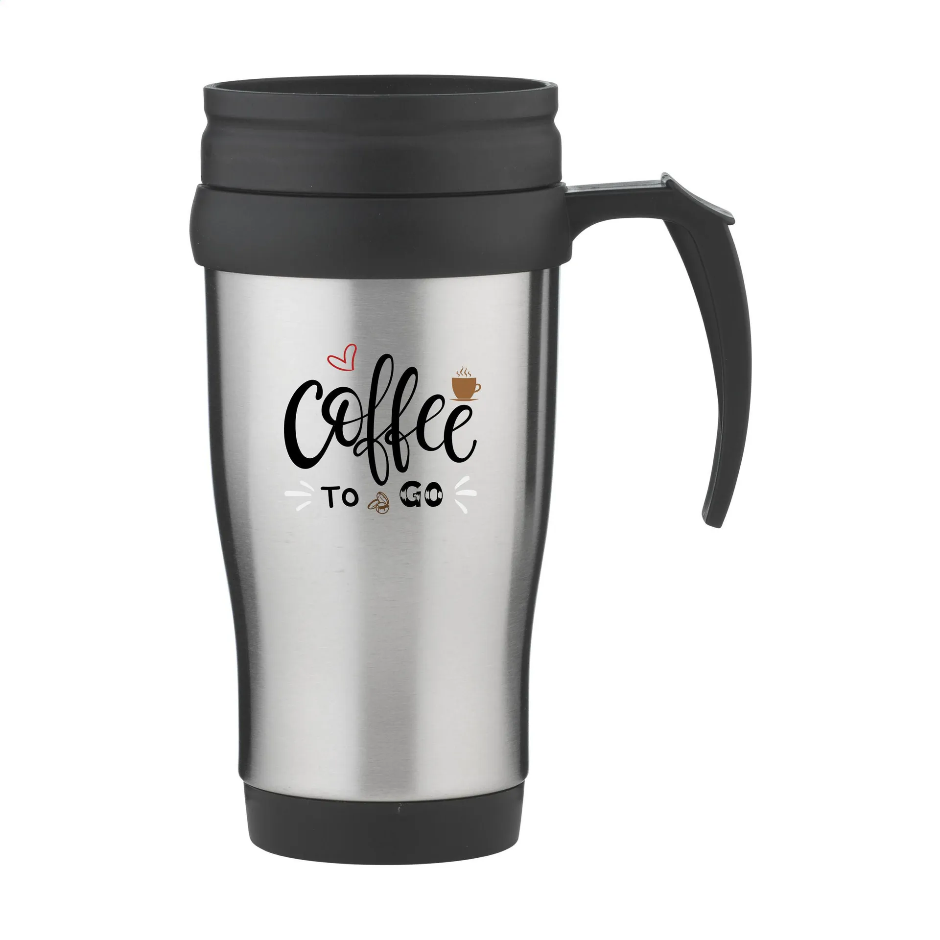 SuperCup 400 ml thermosbeker zilver
