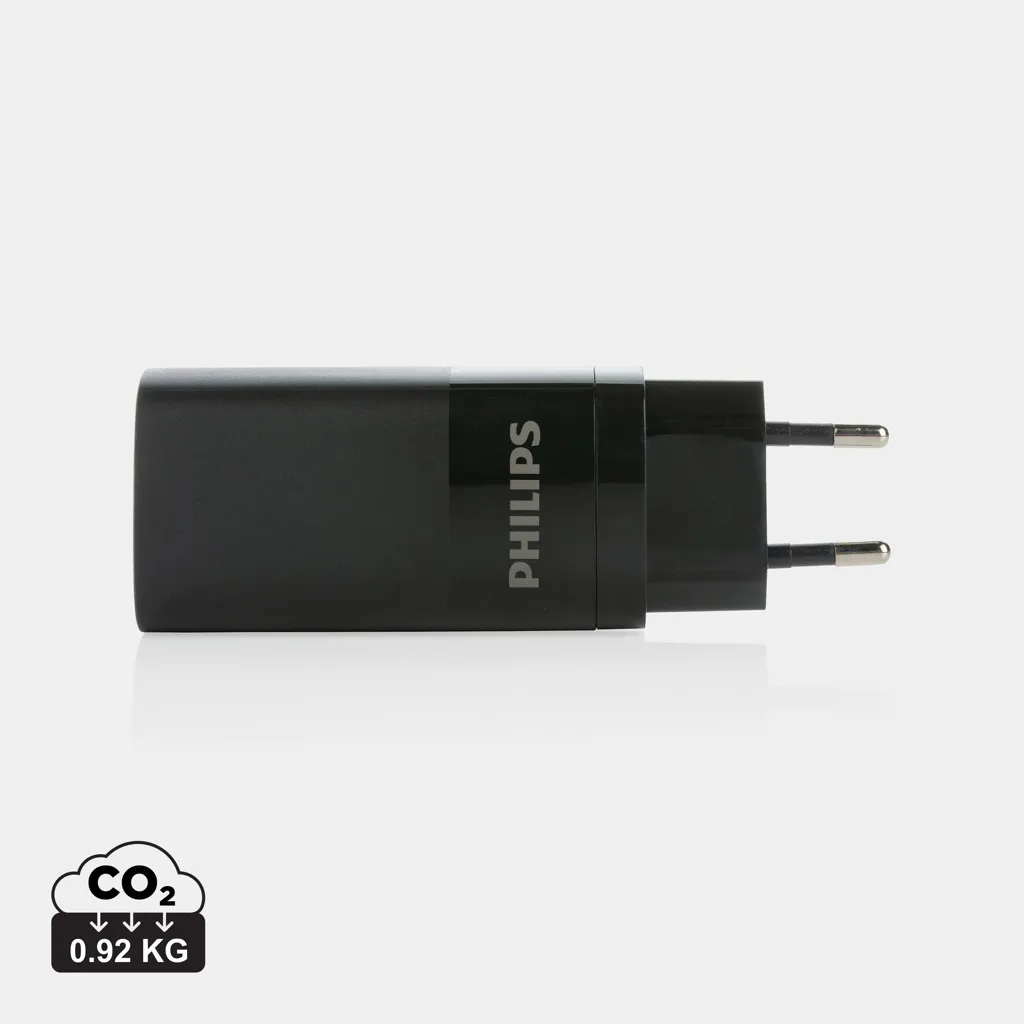 Philips Ultra snelle 3-poorts USB oplader 65W zwart