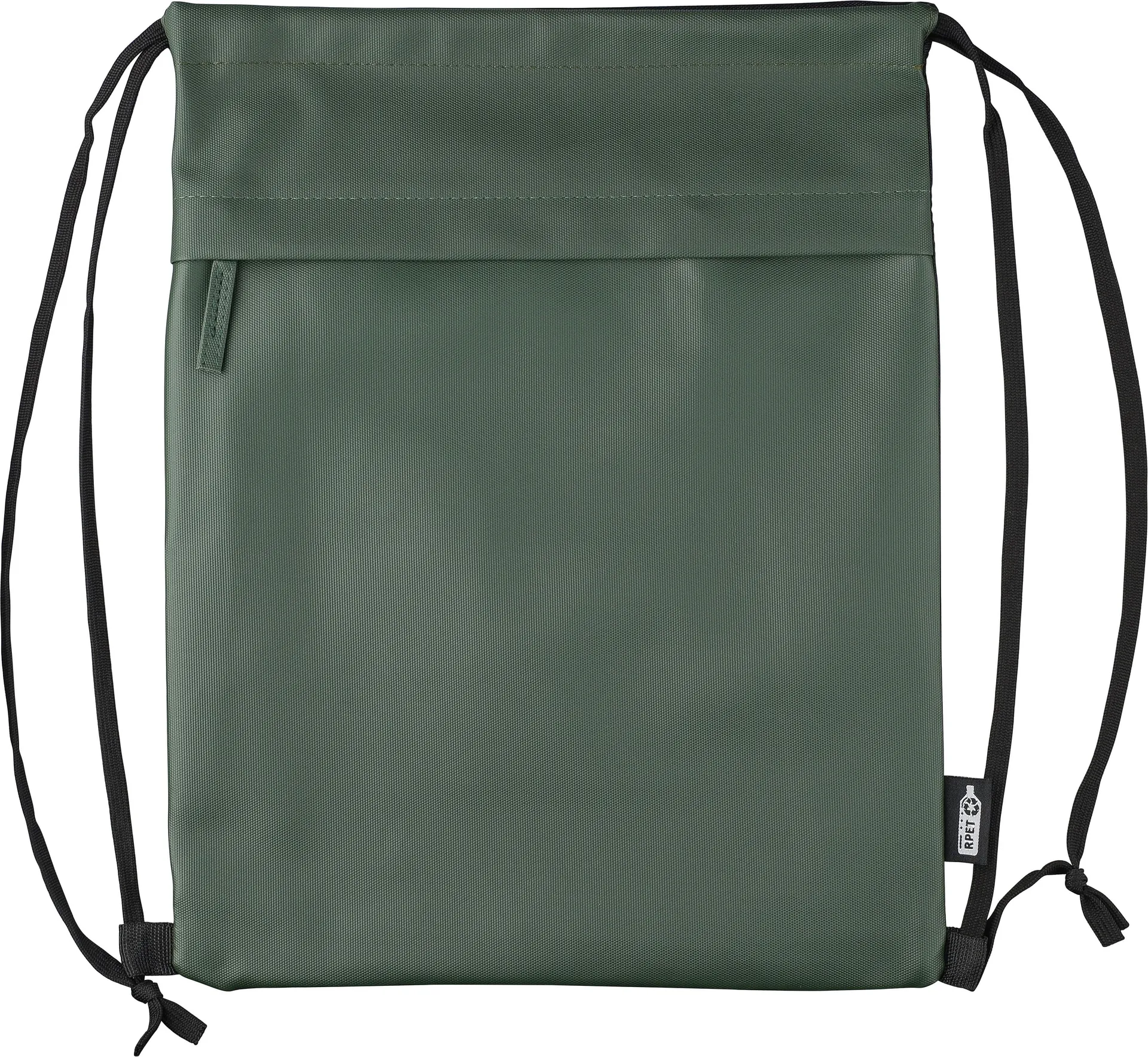 Rugzak met trekkoord Auri | Gerecycled | 8 l groen