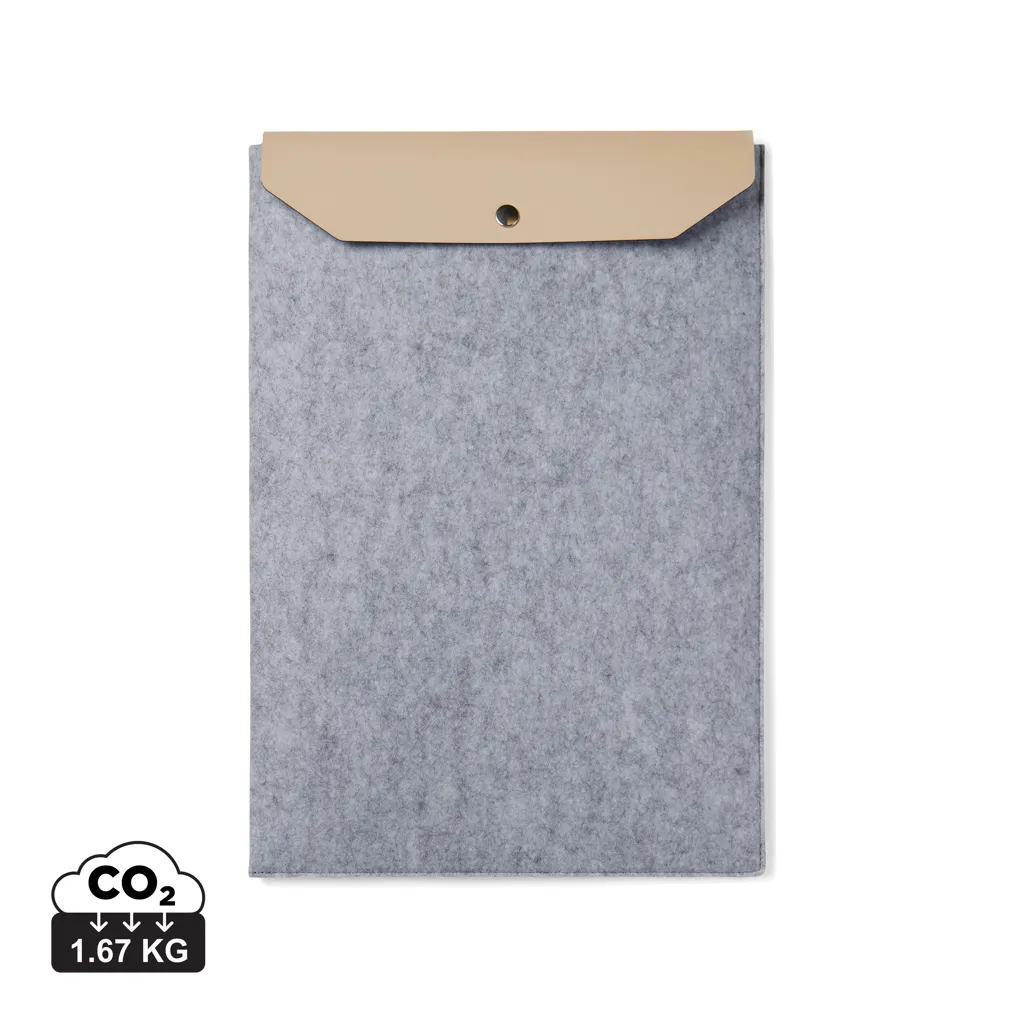 VINGA Albon GRS gerecycled vilt 17" laptophoes grijs