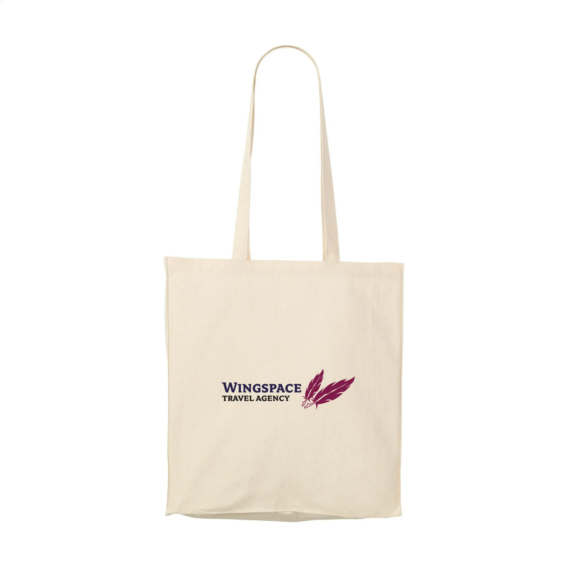 Natural Square Bag (165 g/m²) katoenen tas ecru