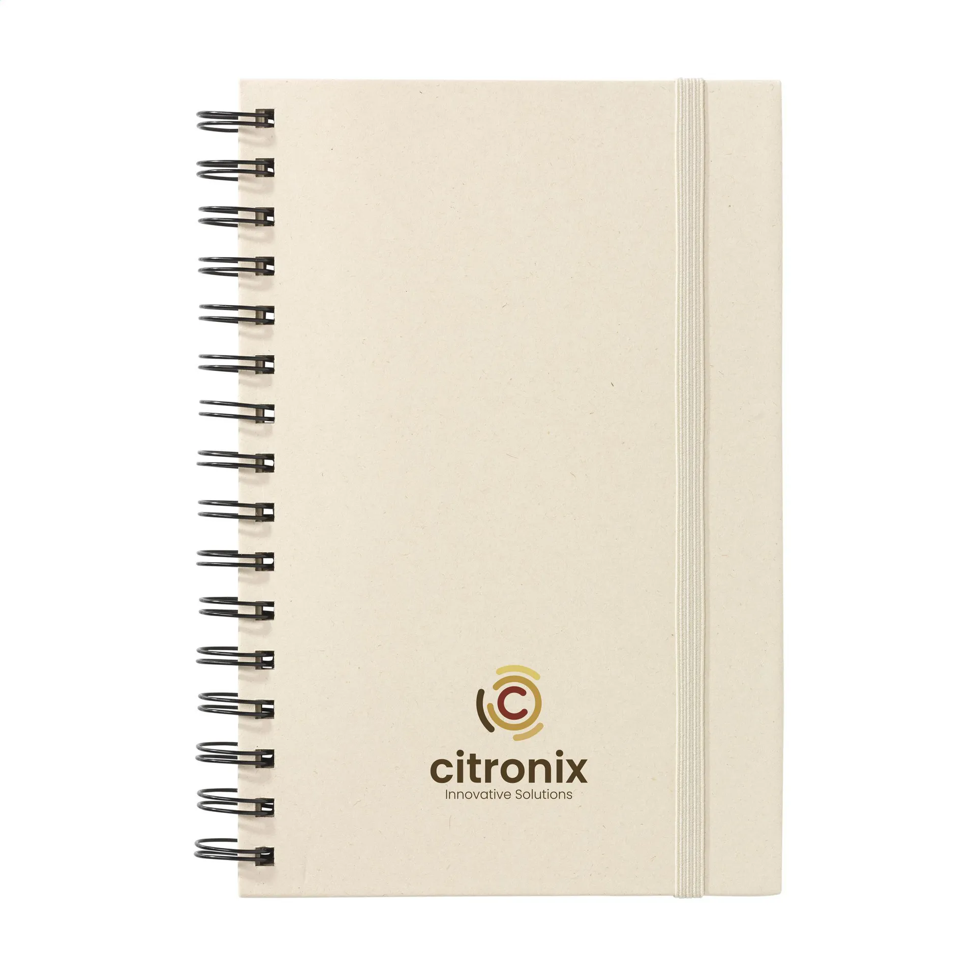 Sugarcane Bagasse Spiral Notebook A5 notitieboek ecru