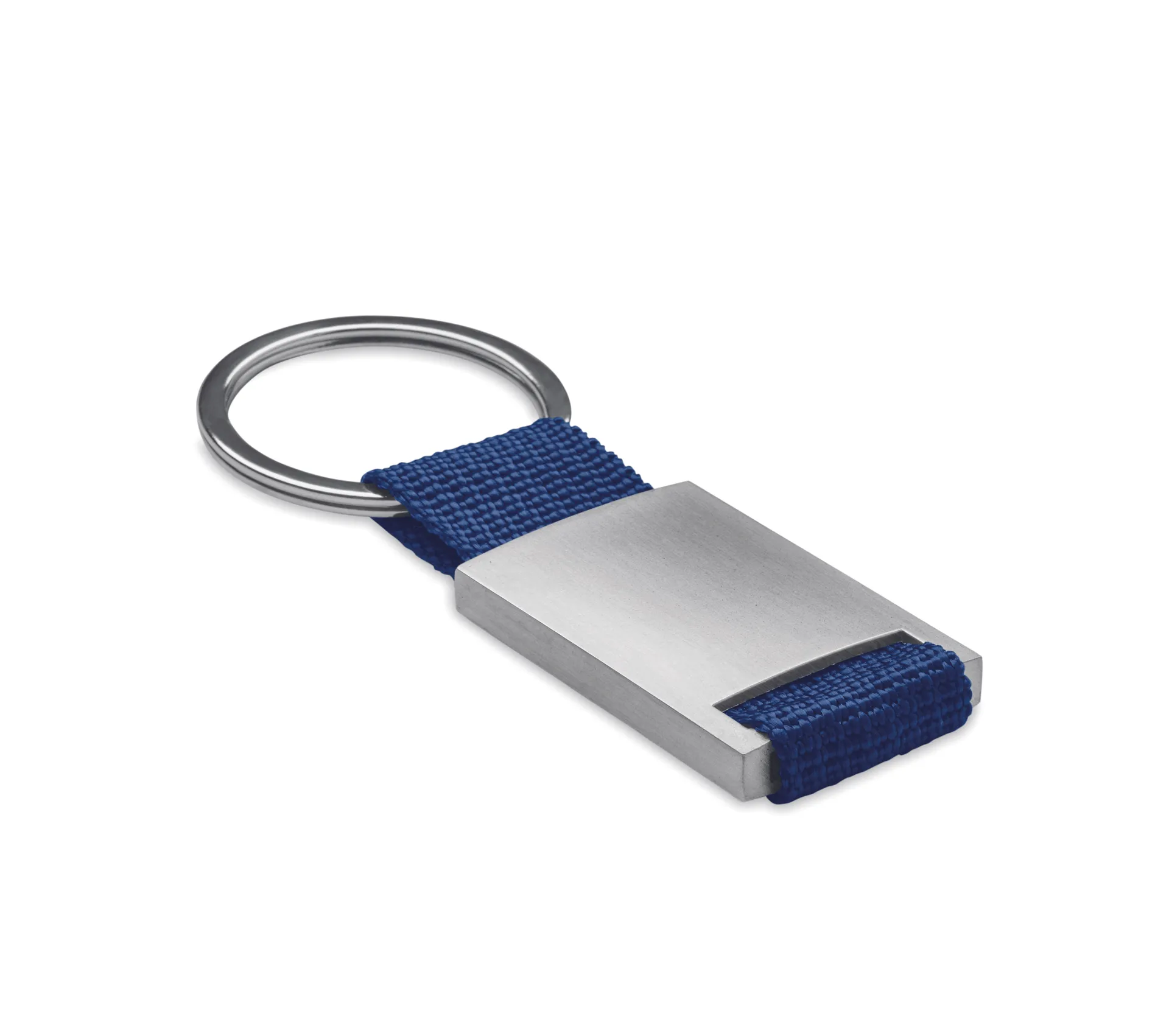 Metalen sleutelhanger Blauw