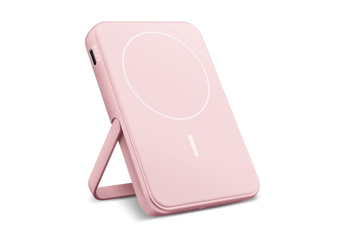 2PBM5000| Fresh 'n Rebel Geschikt voor MagSafe Draadloze Powerbank 5000mAh Pastel rose