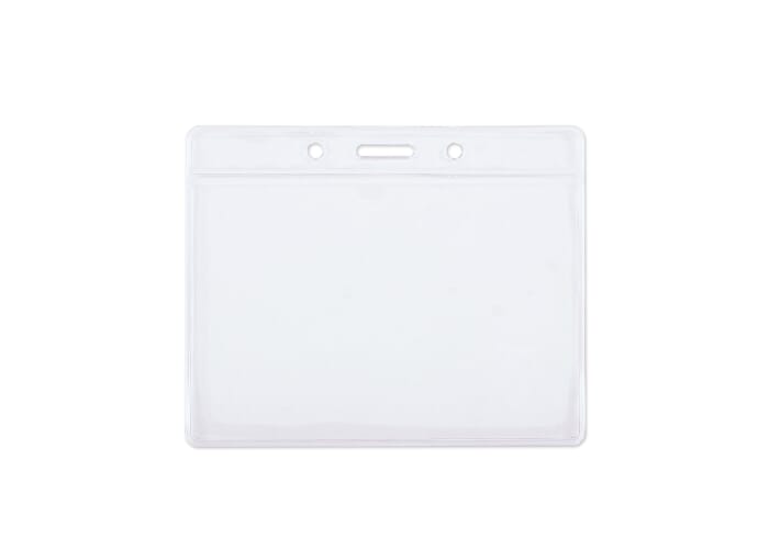 Badgehouder horizontaal Transparant