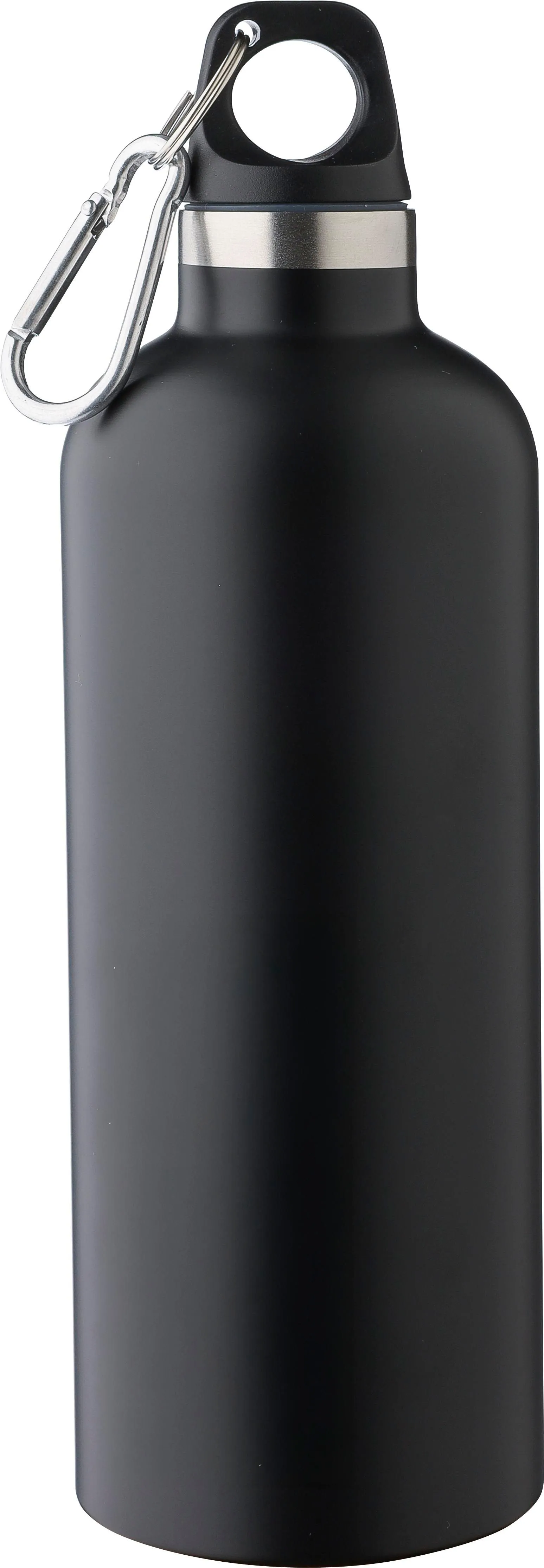 Fles Lysandra | Gerecycled rvs | 500 ml | 12h koud, 8h warm zwart
